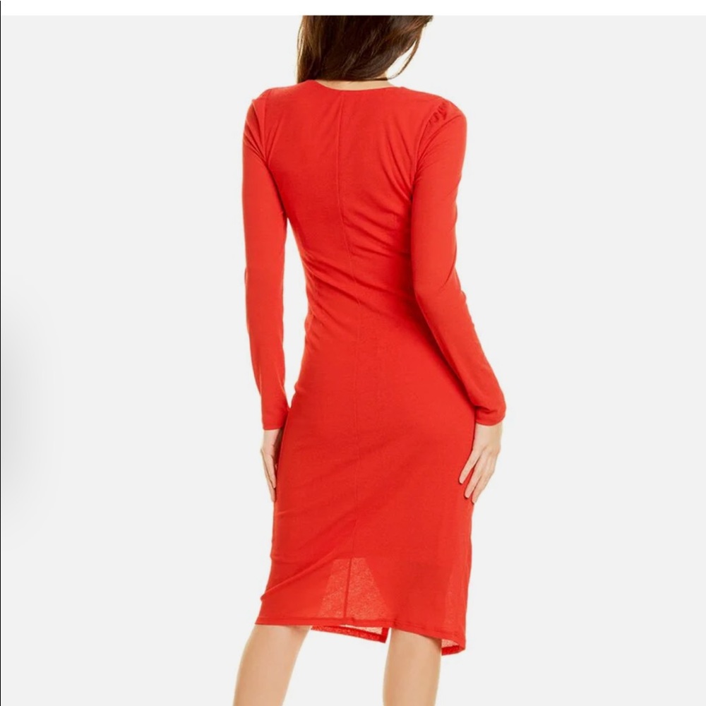 Barely worn Laundry Red MIDI Dress